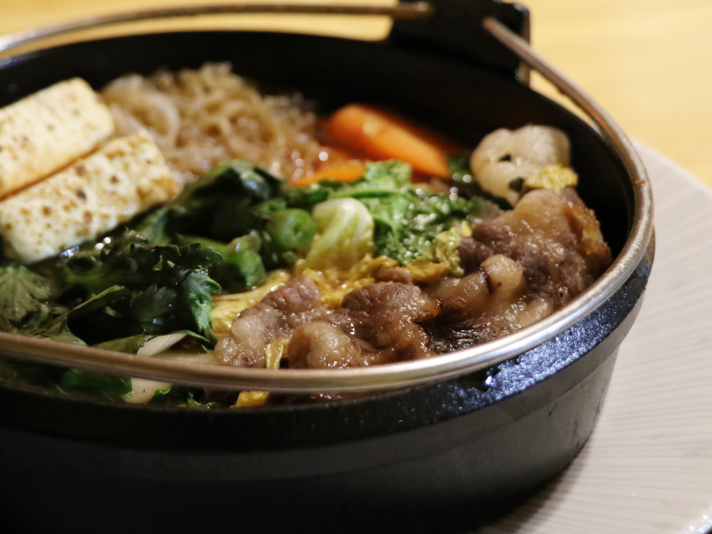 「あしたか牛」のすきやきランチ