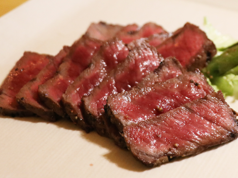 あしたか牛のステーキ ひれ