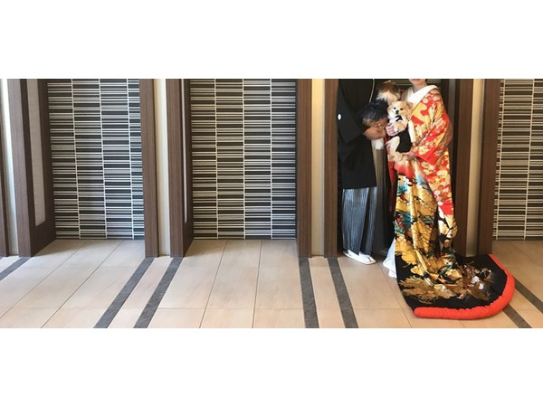 愛犬と一緒に、、、