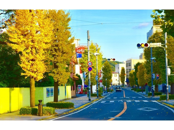 いちょう通り。