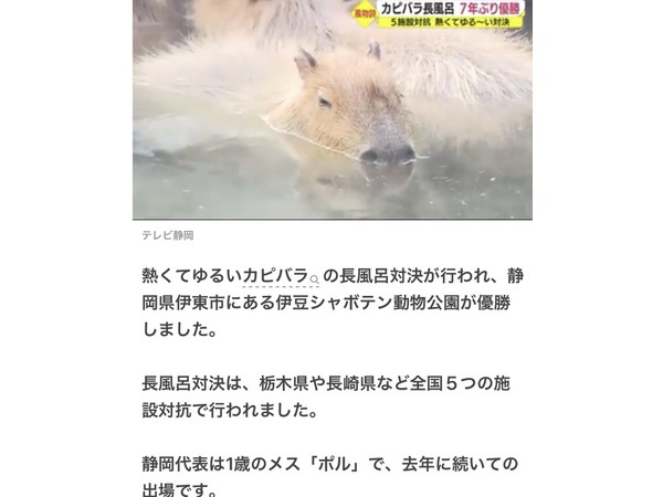 ♨温まる～♨