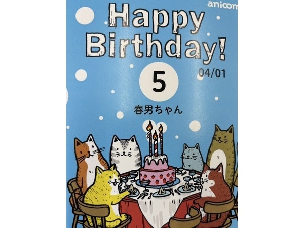 (=^・^=)春男5才になりました(=^・^=)